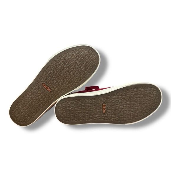 Taos Plim Soul Red Canvas Sneaker Fashion Lace up Casual EverydayWomen’s Size 6 - Picture 7 of 11